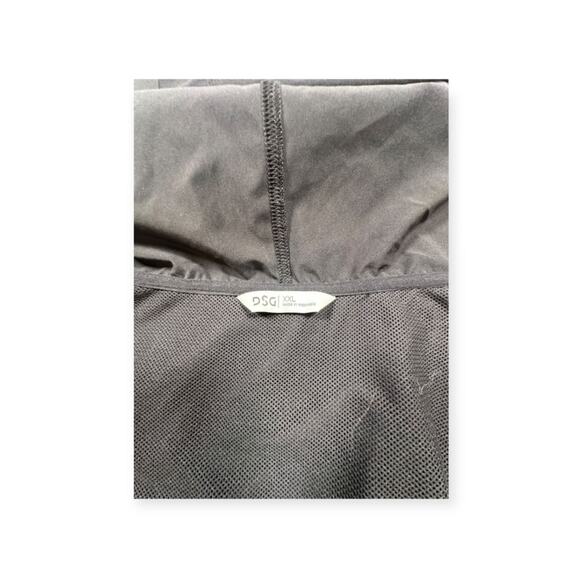 DSG 's Outdoor Black Polyester Jacket Full Zip Water-Resistant‎ Hooded Size XXL - Picture 8 of 9